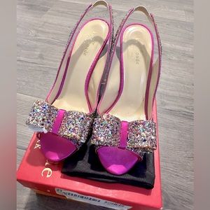 Kate Spade New York Women's Charm Slingback Pump, size 7